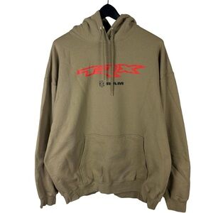 Mens Dodge Ram TRX Truck Car Enthusiasts Pullover Green Hoodie Size 2XL